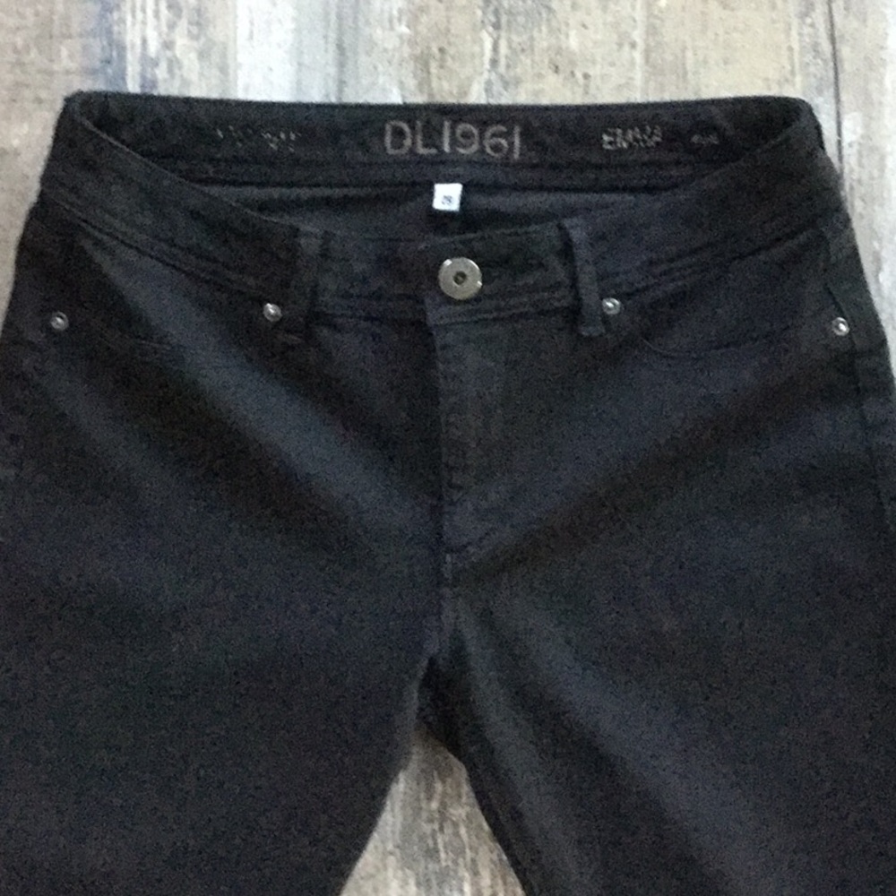 DL1961 Black Emma Legging Riker Jeans